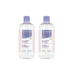 Agua termal Jonzac Reactive. Agua micelar calmante ecológica para pieles sensibles, 2 x 500 ml