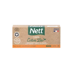Nett 100 % algodón ecológico, 16 tampones «Super»