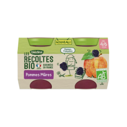 Blédina, potes de manzana madura, a partir de los 4/6 meses, 2 x 130 g
