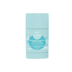 Laino Desodorante sólido de 24 horas de eficacia, sin perfume, en barra, 60 g