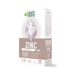 Santé Verte Zinc 15 mg, 60 cápsulas