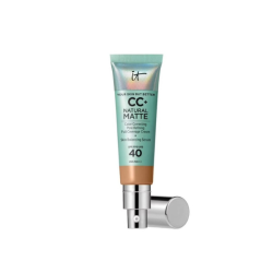 IT Cosmetics CC Natural Matte SPF40, tono Tan, 32 ml