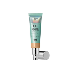 IT Cosmetics CC Natural Matte SPF40, tono Medium Tan, 32 ml