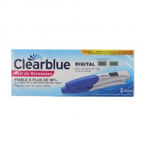 Clearblue set de 2 pruebas de embarazo digitales