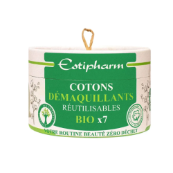 Estipharm: Discos desmaquillantes reutilizables ecológicos (7 unidades)