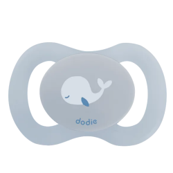 Chupetes anatómicos Dodie para recién nacidos de 0 a 2 meses, de silicona - 1 unidad - Diseños aleatorios