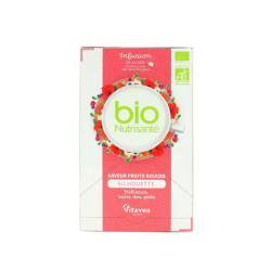 Vitavea Infusión Silhouette ecológica de frutos rojos, 20 bolsitas