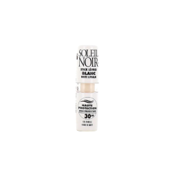 Soleil Noir n.º 26, bálsamo labial blanco SPF 30, alta protección, 4 g