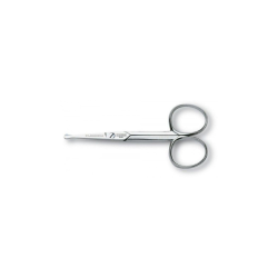 3 Tijeras para bebés «CLAVELES» curvas de 10 cm