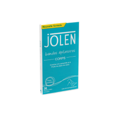 Jolen: tiras de cera fría para el cuerpo, 36 tiras