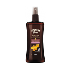 Hawaiian Tropic Aceite Seco Protector SPF 15, 200 ml