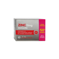 Pharmascience Zinc para la inmunidad, 15 mg, 45 cápsulas
