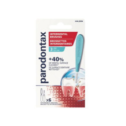 PARODONTAX Cepillo interdental, tamaño 3, 0,6 mm, 6 unidades