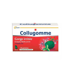 Cooper Collugomme para la garganta irritada, 30 chicles