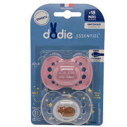 Chupetes anatómicos Dodie +18 meses x2 - Diseños aleatorios