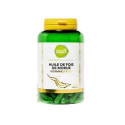 Pharmascience Aceite de hígado de bacalao, 200 cápsulas