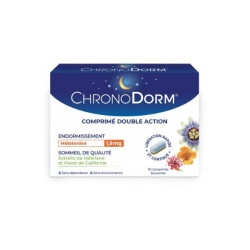 ChronoDorm Melatonina de doble acción, comprimidos x 15