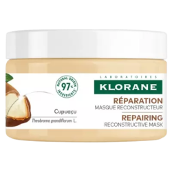 Klorane Mascarilla reparadora con manteca de cupuaçu ecológica, 250 ml