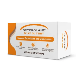 Bio Recherche OXYPROLANE Luminosidad del cutis - Jabón exfoliante con cúrcuma, 220 g