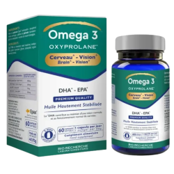 Bio-Recherche Oxyprolane® Omega 3 – Cerebro y visión, 60 cápsulas