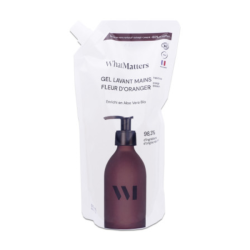 WHATMATTERS recambio ecológico de gel lavamanos de flor de azahar, 580 ml