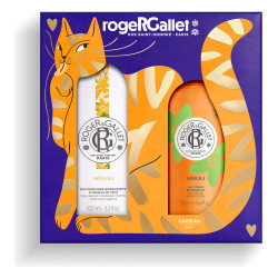 Roger & Gallet: Set de agua perfumada beneficiosa de neroli, 100 ml + leche corporal beneficiosa