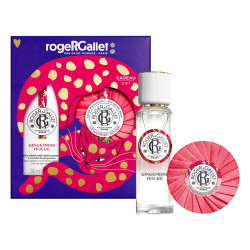 Roger&Gallet Gingembre Rouge: Estuche de Navidad con agua perfumada de 30 ml + jabón de 100 g