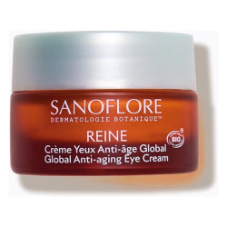 Sanoflore Reine Crema antiedad global para el contorno de los ojos, 15 ml