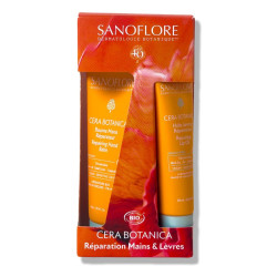 Sanoflore Cera Botanica Set reparador para manos y labios