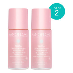 Sanoflore Desodorante Flora 48 h. Pack de 2 roll-on de 50 ml