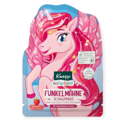 Kneipp Naturkind Baño espumoso «Crinière Etincelante», aroma a frambuesa, 40 ml