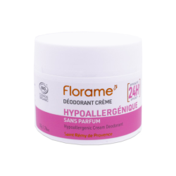 Florame BIO, desodorante en crema hipoalergénico, 50 g