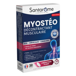 Santarome Myostéo, relajante muscular, 20 comprimidos