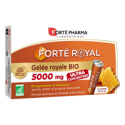 Forté Pharma Forté Royal Jalea Real Ecológica 5000 mg, 10 dosis de 15 ml