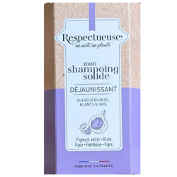 Champú sólido antiamarilleamiento «Respectueuse», 75 g