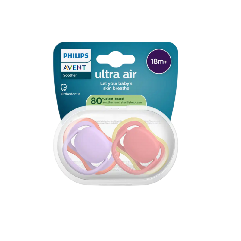 Avent, pack de 2 chupetes...