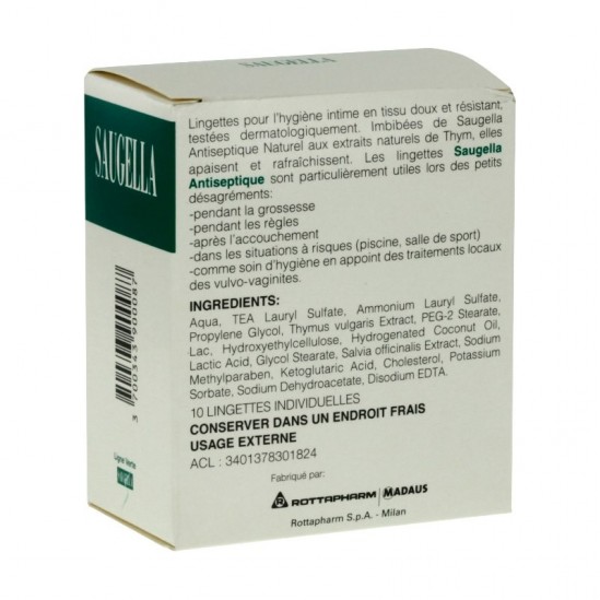 Saugella toallitas... Saugella toallitas...