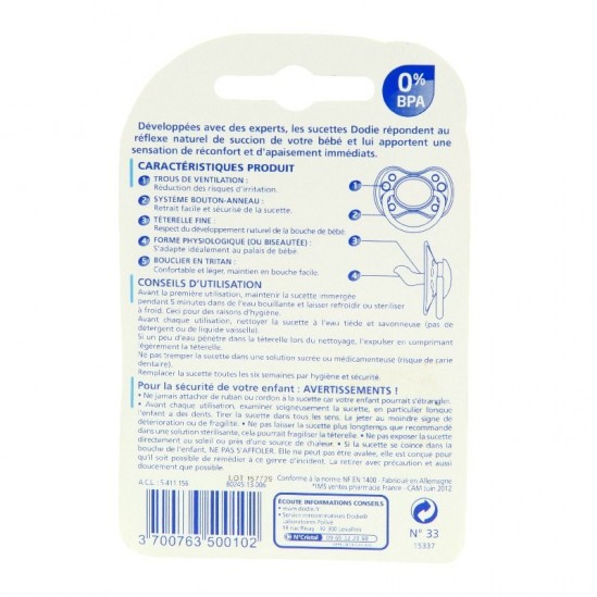 Chupete fisiológico de...