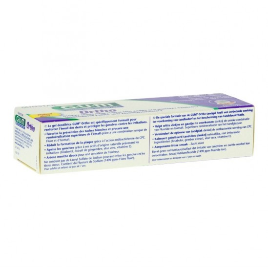 Gel dentífrico Gum ortho 75ml