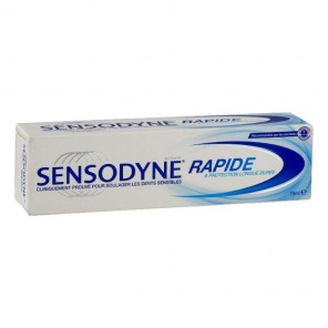 Pasta dentífrica Sensodyne rapid 75ml