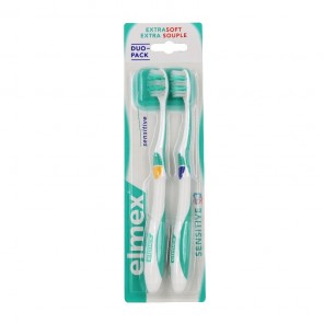 Pack dúo de cepillos de dientes sensibles Elmex