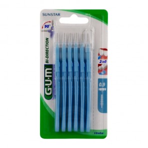 Cepillos interdentales bidirección encías 0.9mm
