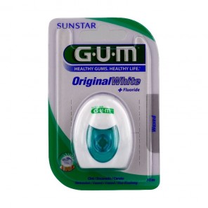 GUM seda dental encerada original blanca 2040 30m