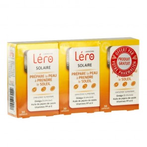 Protector solar Léro para pieles sensibles 2 cajas + 1 gratis