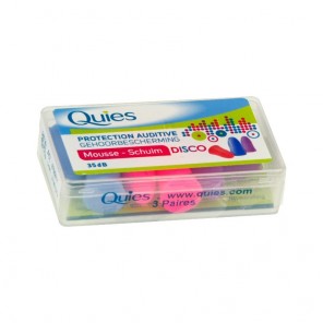Protectores auditivos Quies disco foam 3 pares