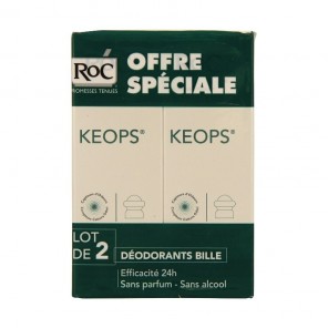 Roc Keops Desodorante Roll-on 30ml x2