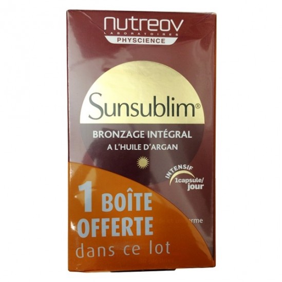 Nutréov sunsublim bronzage intégral hydratant trio 30 capsules Nutréov sunsublim bronzage intégral hydratant trio 30 capsules