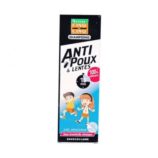 Cinq sur Cinq shampooing anti poux & lentes 100 ml Cinq sur Cinq shampooing anti poux & lentes 100 ml