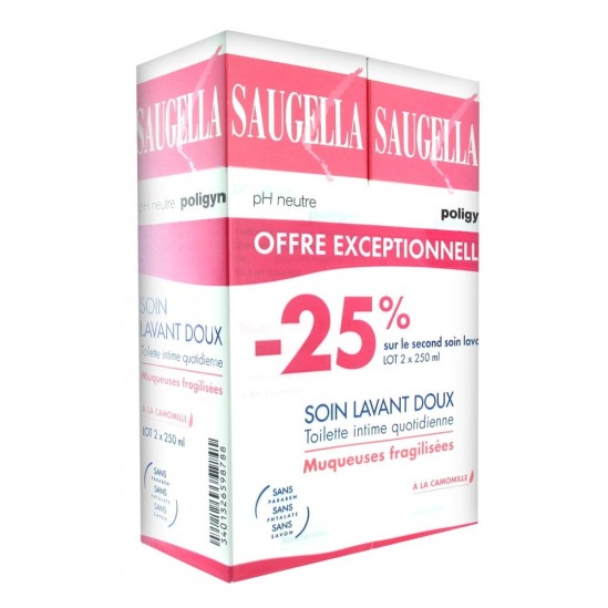 Saugella Poligyn Lot de 2 x 250 ml Saugella Poligyn Lot de 2 x 250 ml