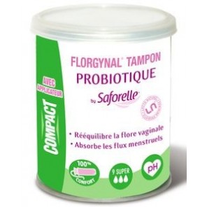 Saforelle Florgynal Tampón Probiótico x9